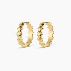 Gorjana Scallop Mini Hoops