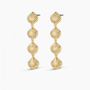 Gorjana Scallop Mini Drop Earrings