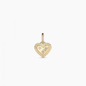 Gorjana 14K Gold Milestone Heart Charm