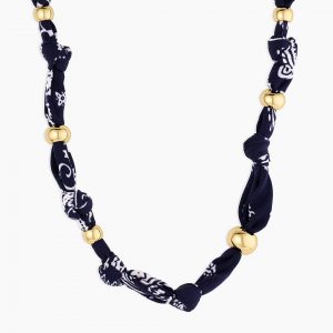 Gorjana Paisley Bandana Knot Necklace