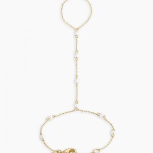 Gorjana Finley Pearl Hand Chain
