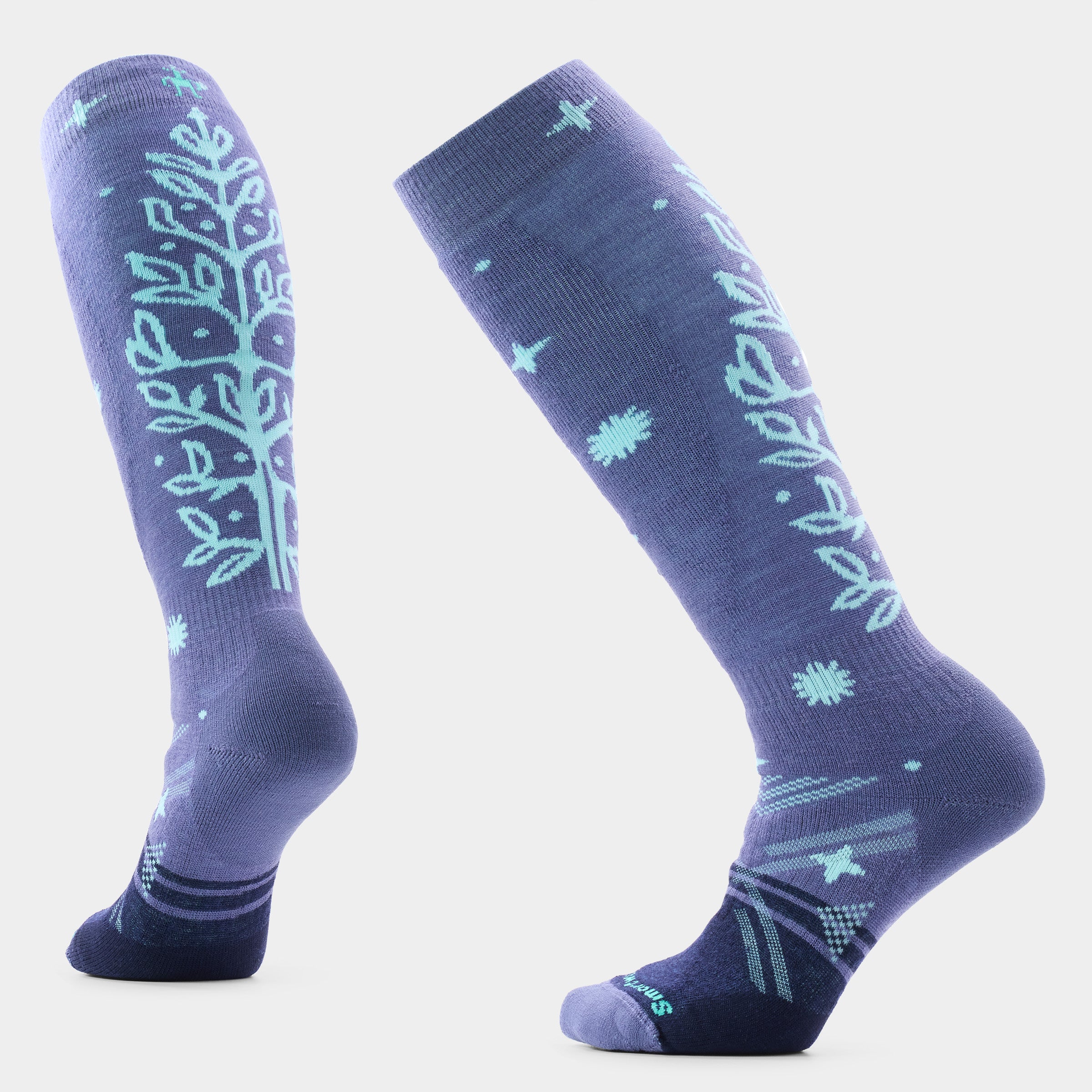 Smartwool Women's Ski Ice Blossom Over the Calf Socks