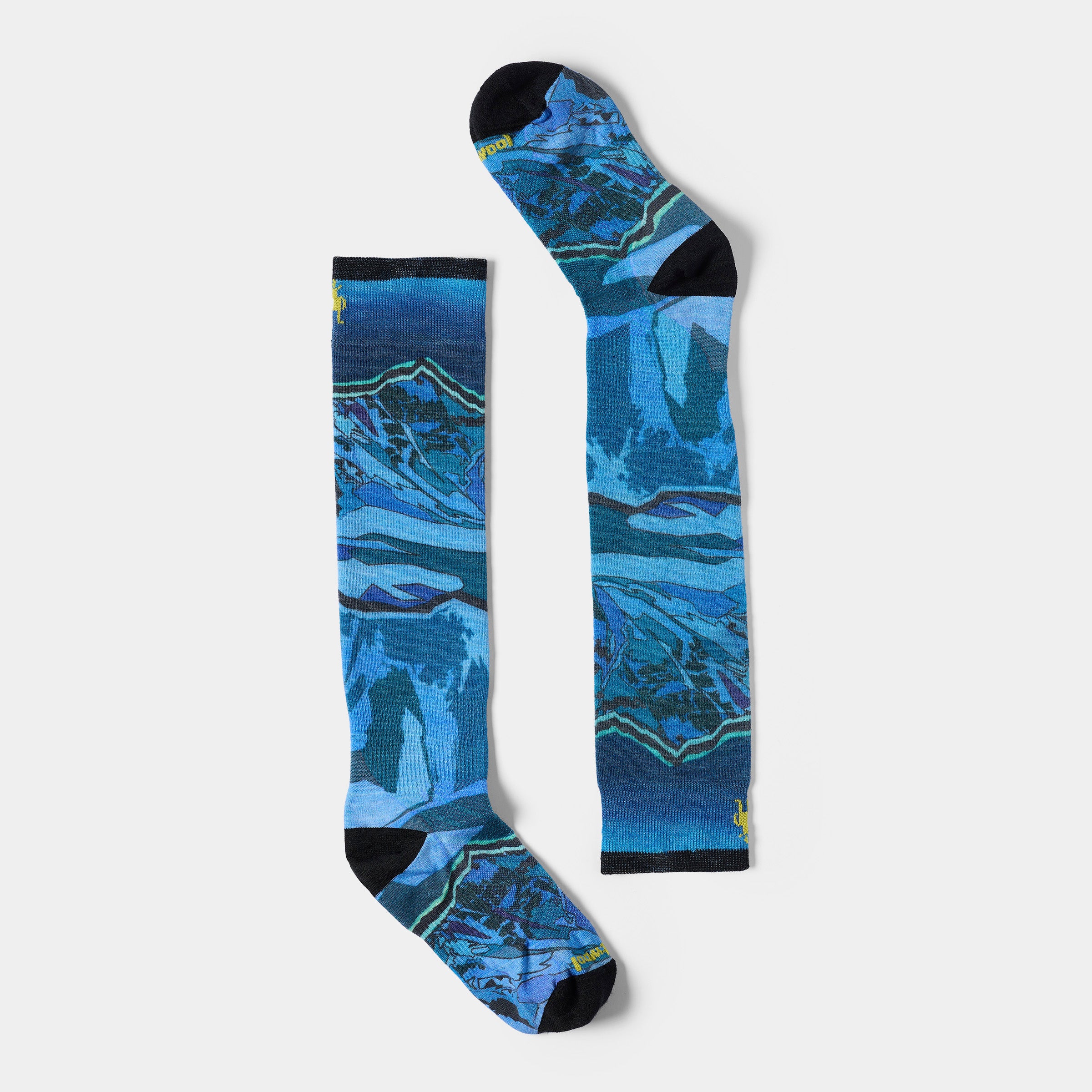 Smartwool Junior Ski Storm Peak Print Over the Calf Socks