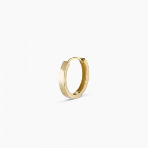 Gorjana 14K Gold Rose Single Hoop