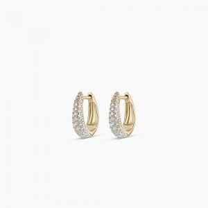 Gorjana 14K Diamond Banks Huggies