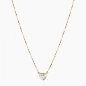 Gorjana 14K Lab Grown Diamond Heart Necklace