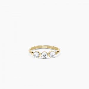 Gorjana 14K Lab Grown Diamond Trio Ring