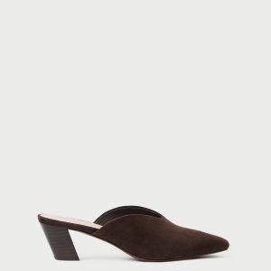 Loeffler Randall Perry Brown Suede Mule