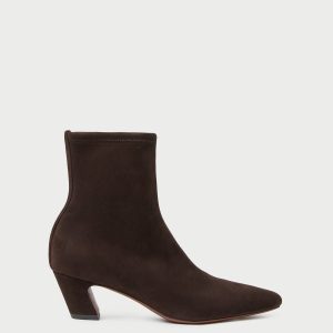 Loeffler Randall Doria Brown Suede Ankle Boot