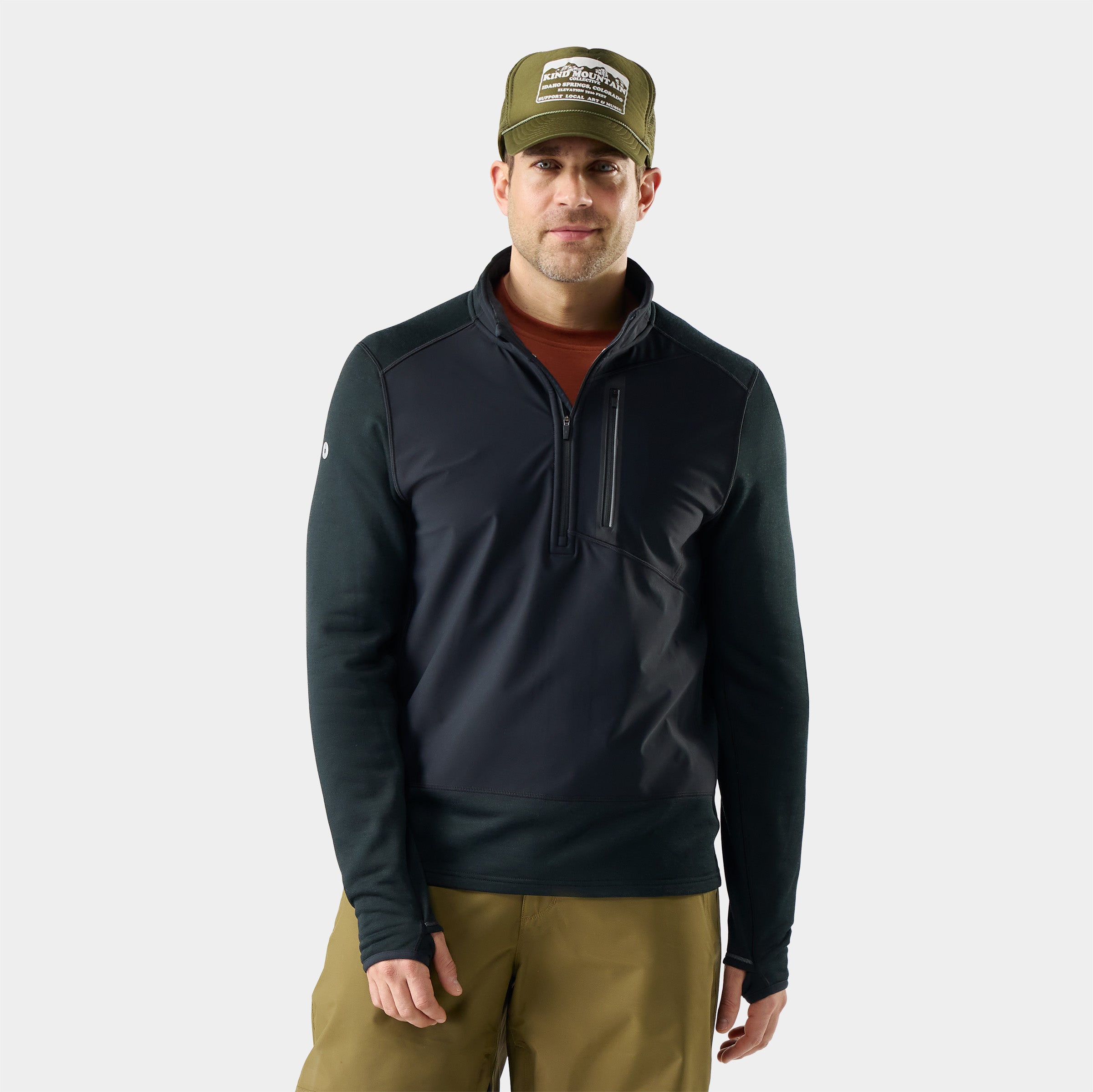 Smartwool Men's Active Fleece Wind 1/2 Zip