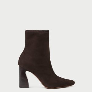 Loeffler Randall Chloe Brown Suede Ankle Boot