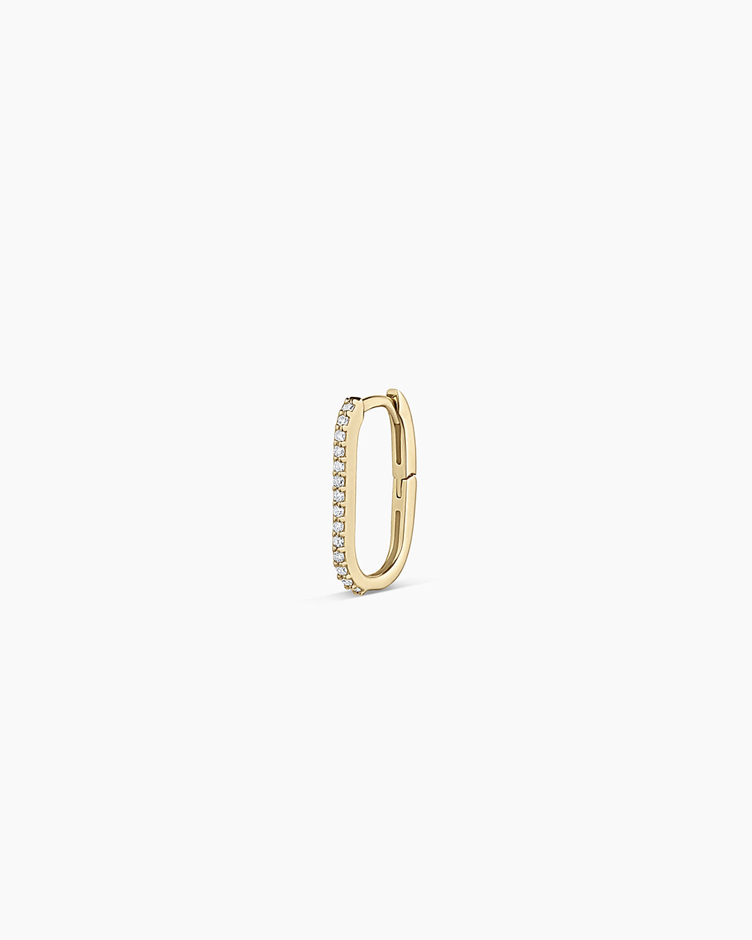 Gorjana 14K Diamond Parker Link Single Huggie
