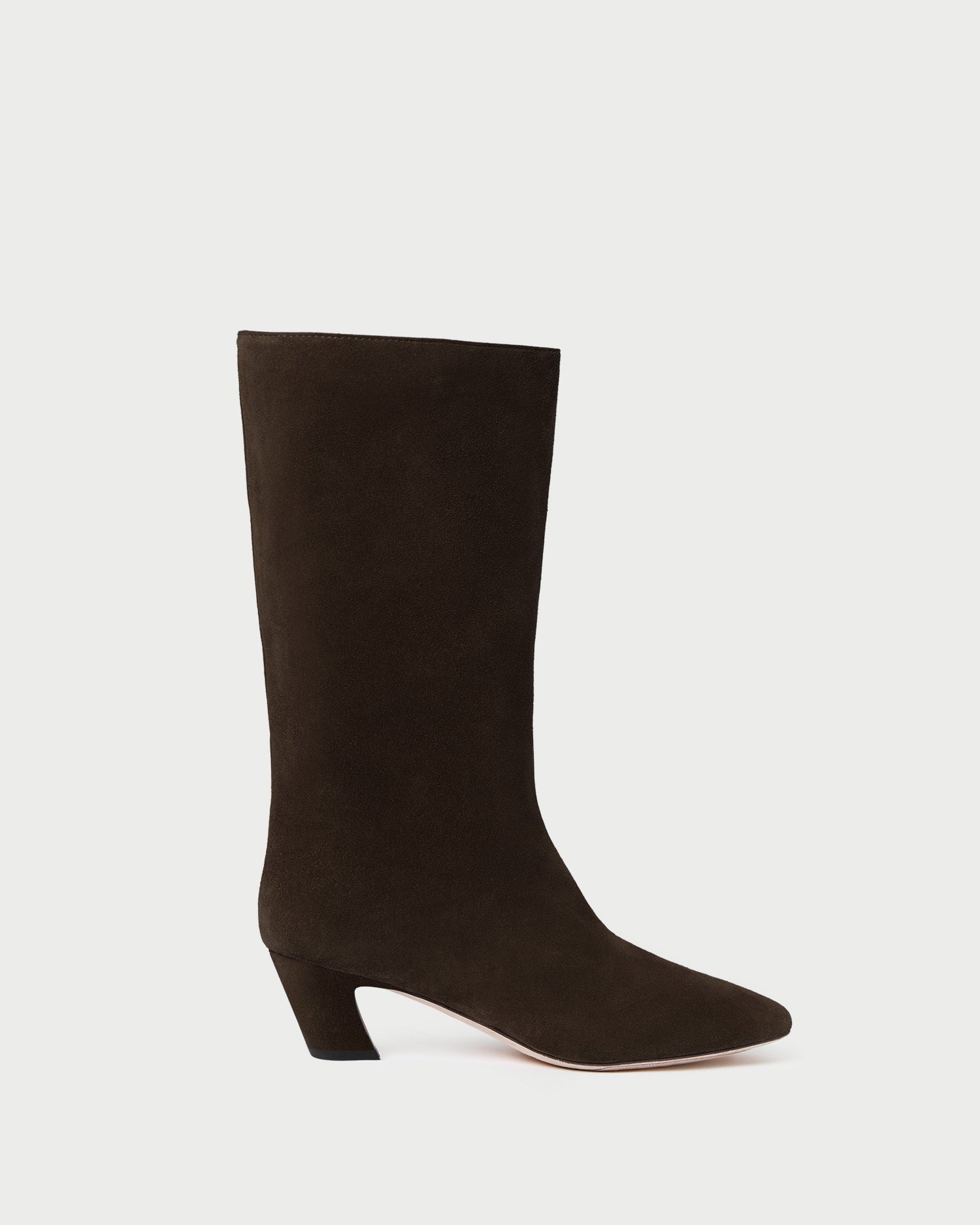 Loeffler Randall Cleo Brown Suede Mid-Calf Boot