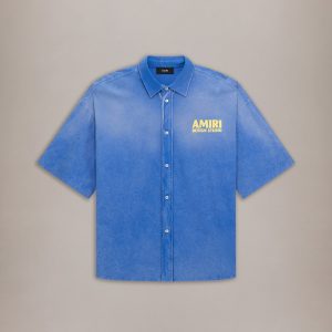 AMIRI 1994 CAMP SHIRT - Sapphire