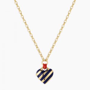 Gorjana Campbell Enamel Heart Pendant Necklace
