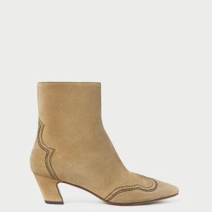 Loeffler Randall Harlan Sand Suede Ankle Boot