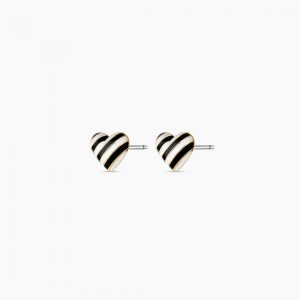Gorjana Campbell Enamel Heart Studs