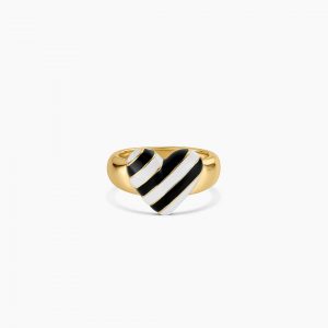 Gorjana Campbell Enamel Heart Ring