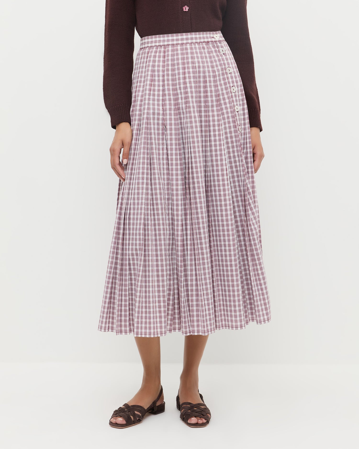 Loeffler Randall Emlyn Midi Skirt
