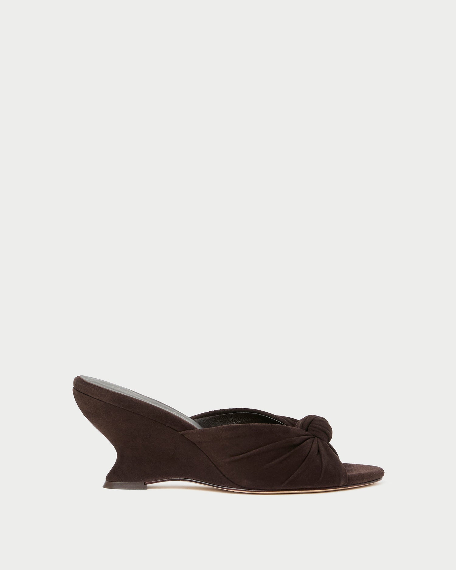 Loeffler Randall Marsy Brown Suede Knot Wedge