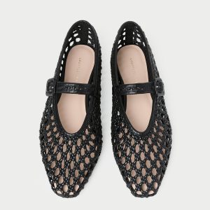 Loeffler Randall Junia Black Mary Jane Flat
