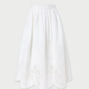 Loeffler Randall Tinsley Broderie Skirt