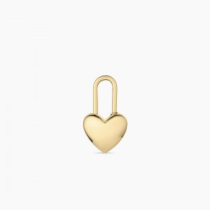 Gorjana Heart Padlock Charm
