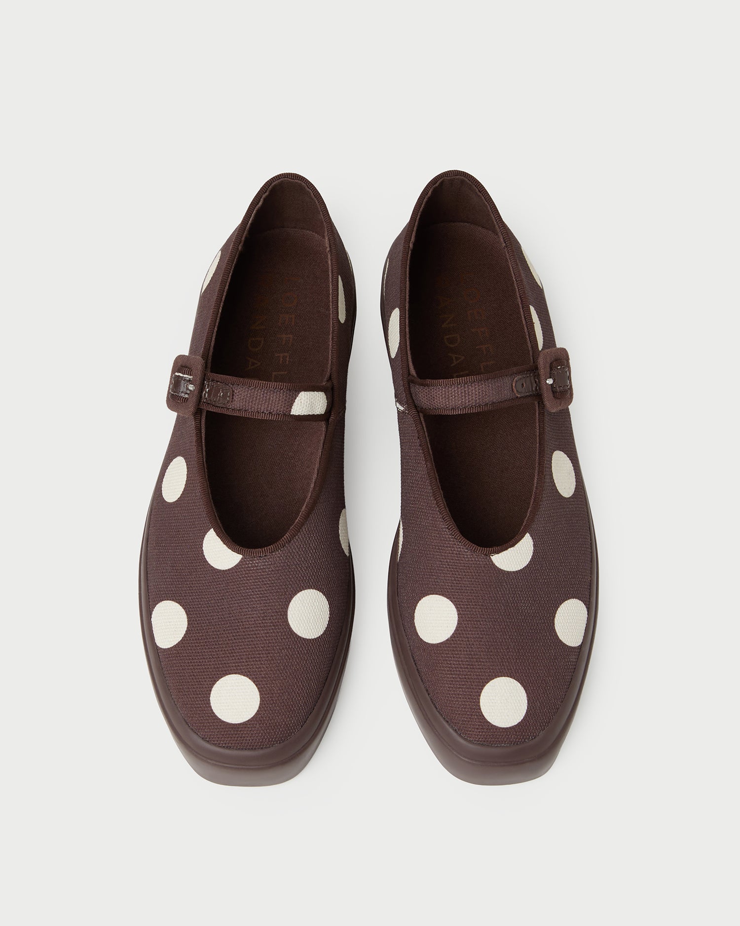 Loeffler Randall Cooper Brown/Cream Mary Jane Sneaker