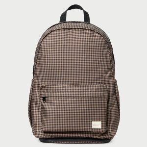 Loeffler Randall Stevie Brown/Black Check Backpack
