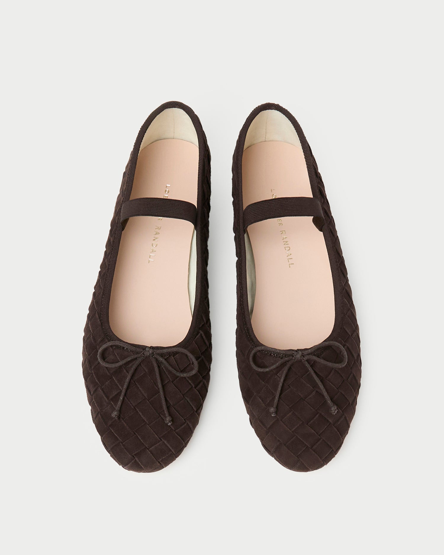 Loeffler Randall Leonie Brown Woven Ballet Flat