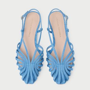 Loeffler Randall Devon Cornflower Blue Slingback Sandal