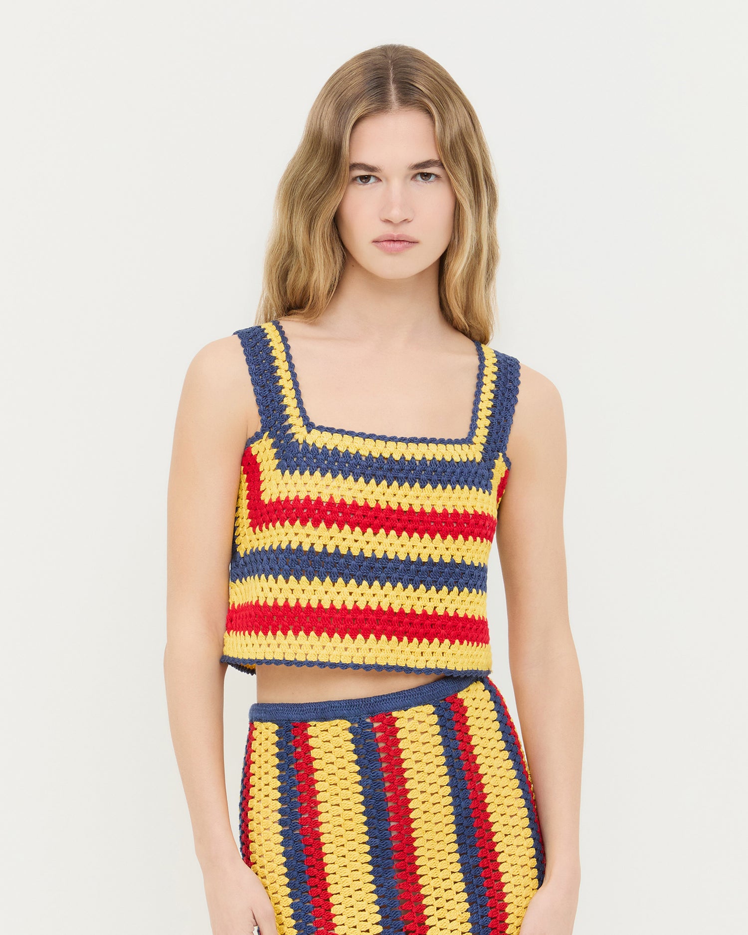 Loeffler Randall Prescott Crochet Top