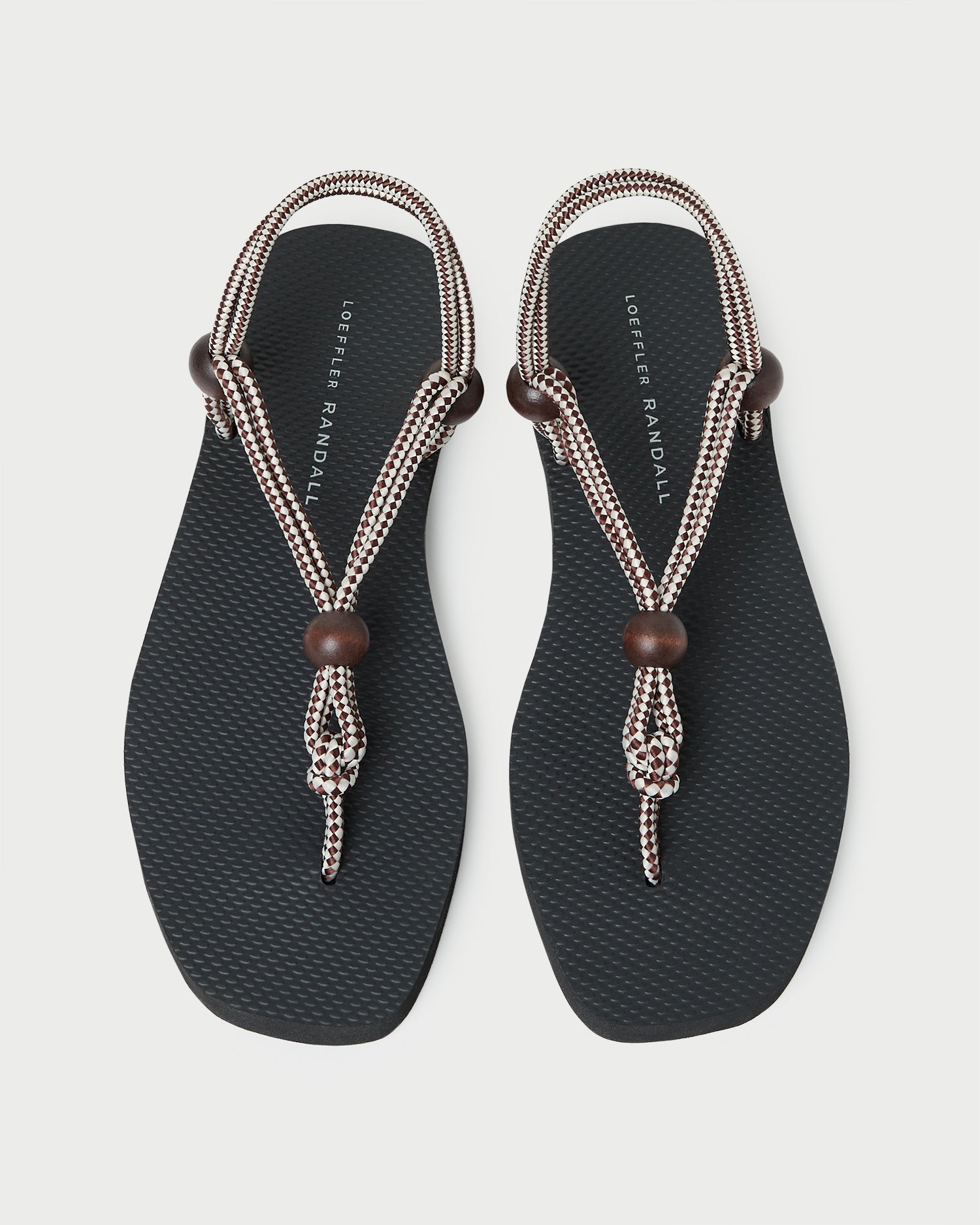 Loeffler Randall Mika Brown/Cream Sport Sandal