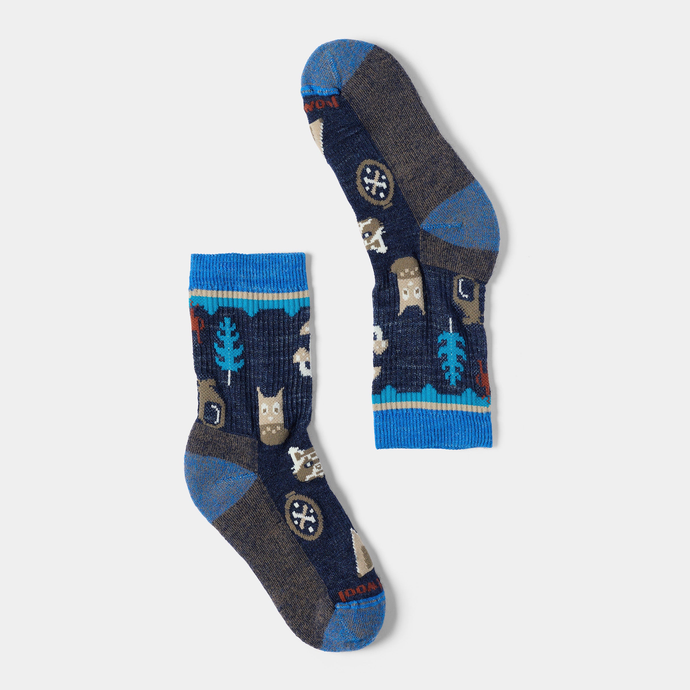 Smartwool Kids' Hike Critter Cache Crew Socks
