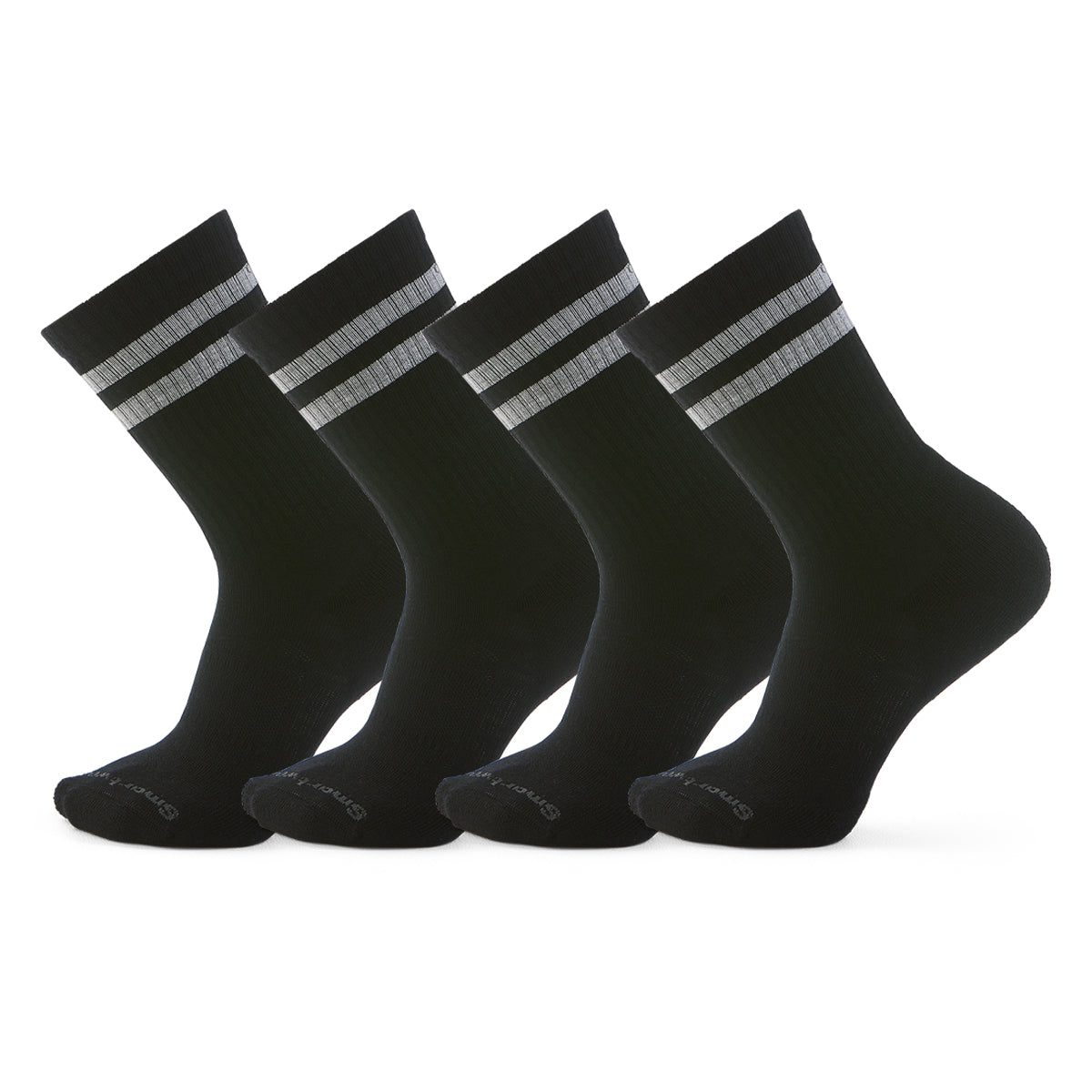 Smartwool Everyday Athletic Striped Crew Socks 4-Pack