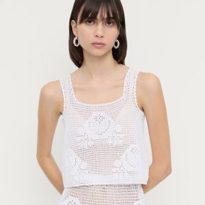 Loeffler Randall Aurelie Crochet Top