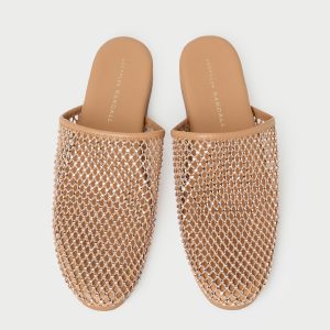 Loeffler Randall Roni Dune/Crystal Netted Slide
