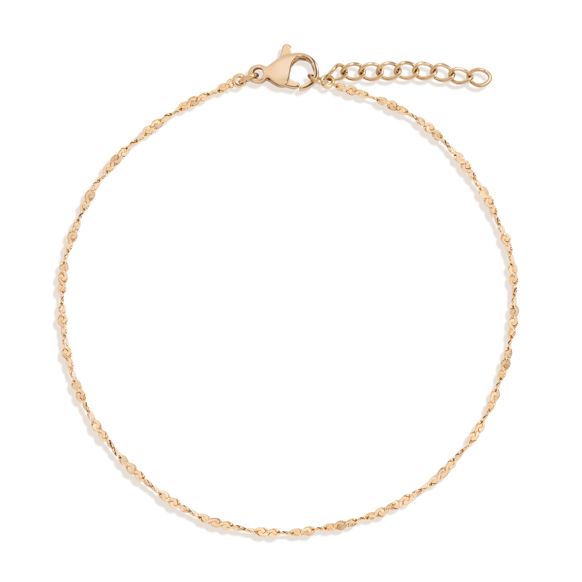 Auratenewyork Unbreakable Barely There Chain Anklet