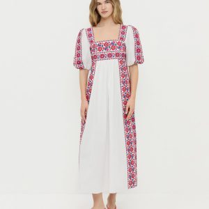 Loeffler Randall Lotus Embroidered Dress