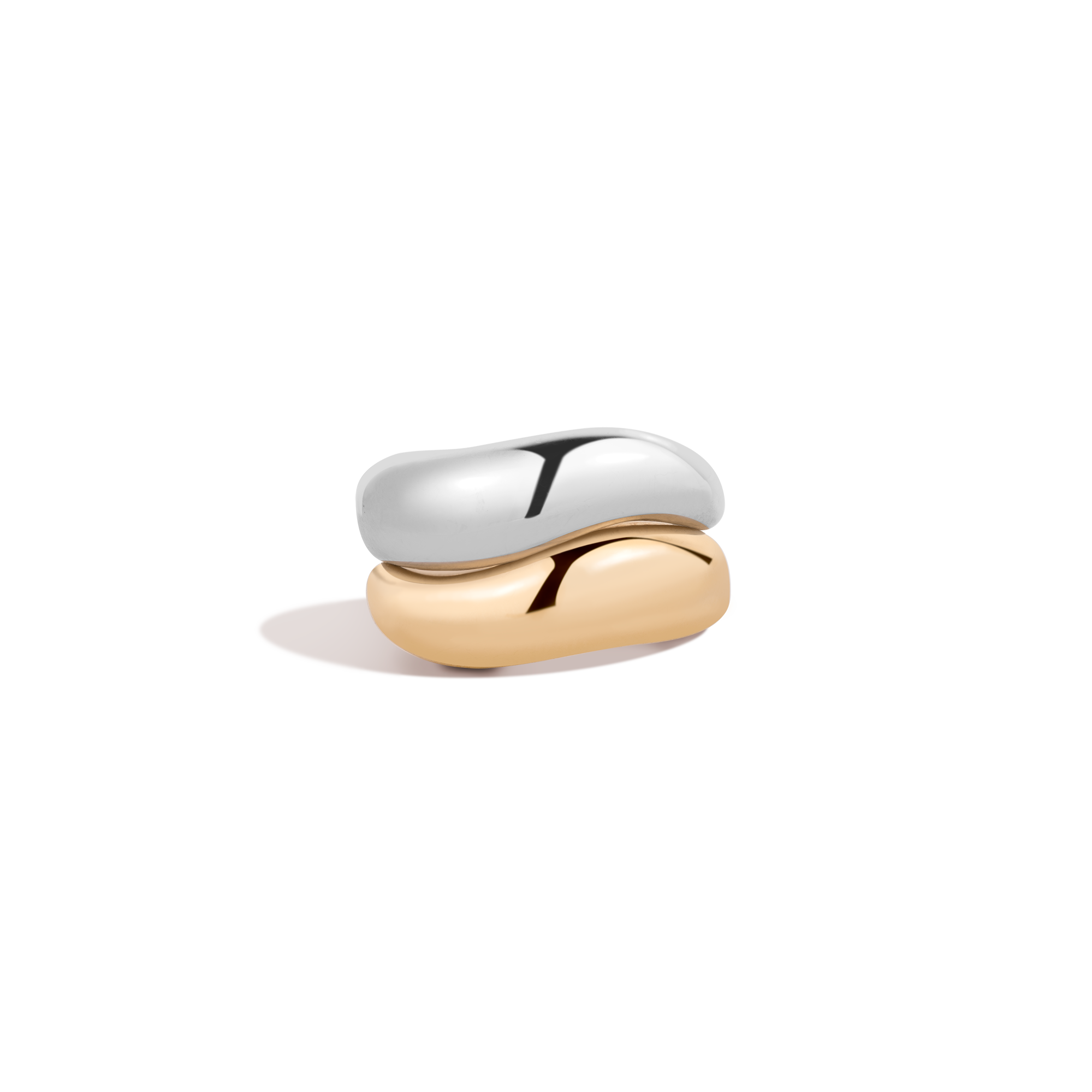 Auratenewyork Perfect Match Two-Tone Ring Set