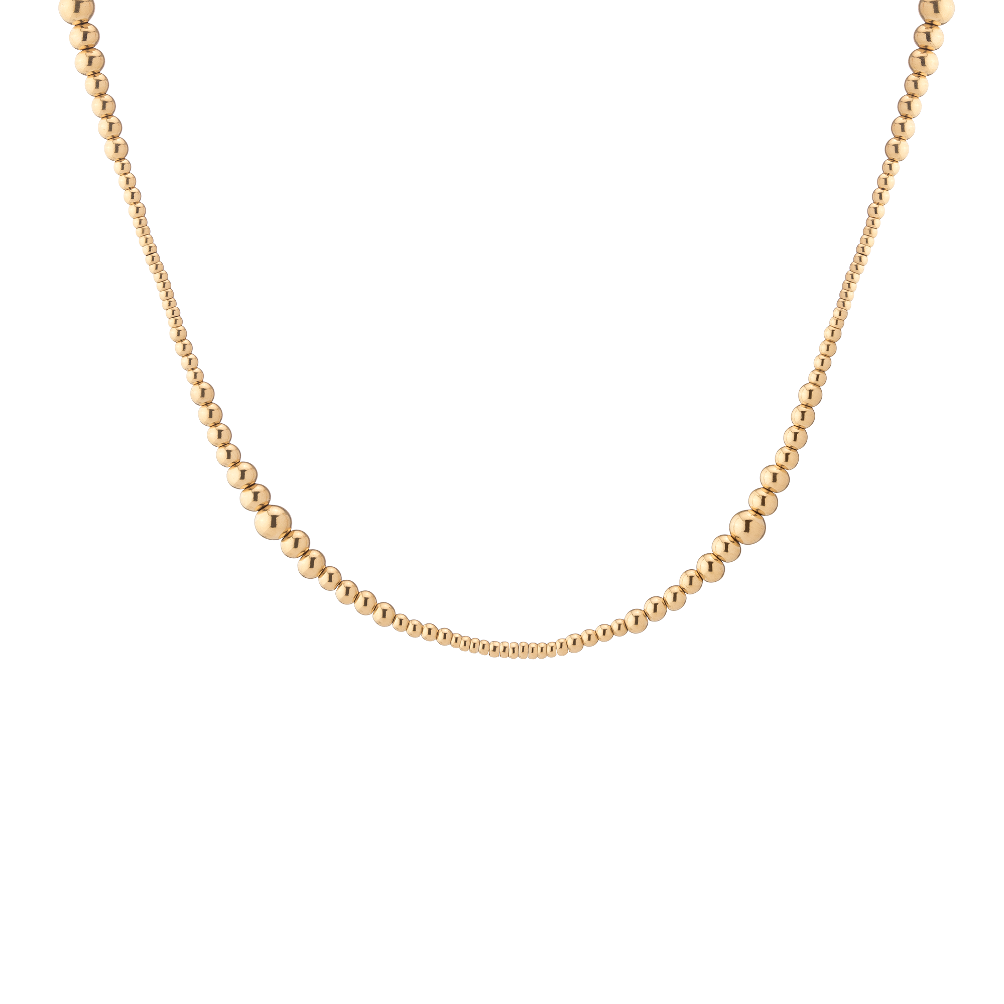 Auratenewyork Graduated Ball Chain Necklace