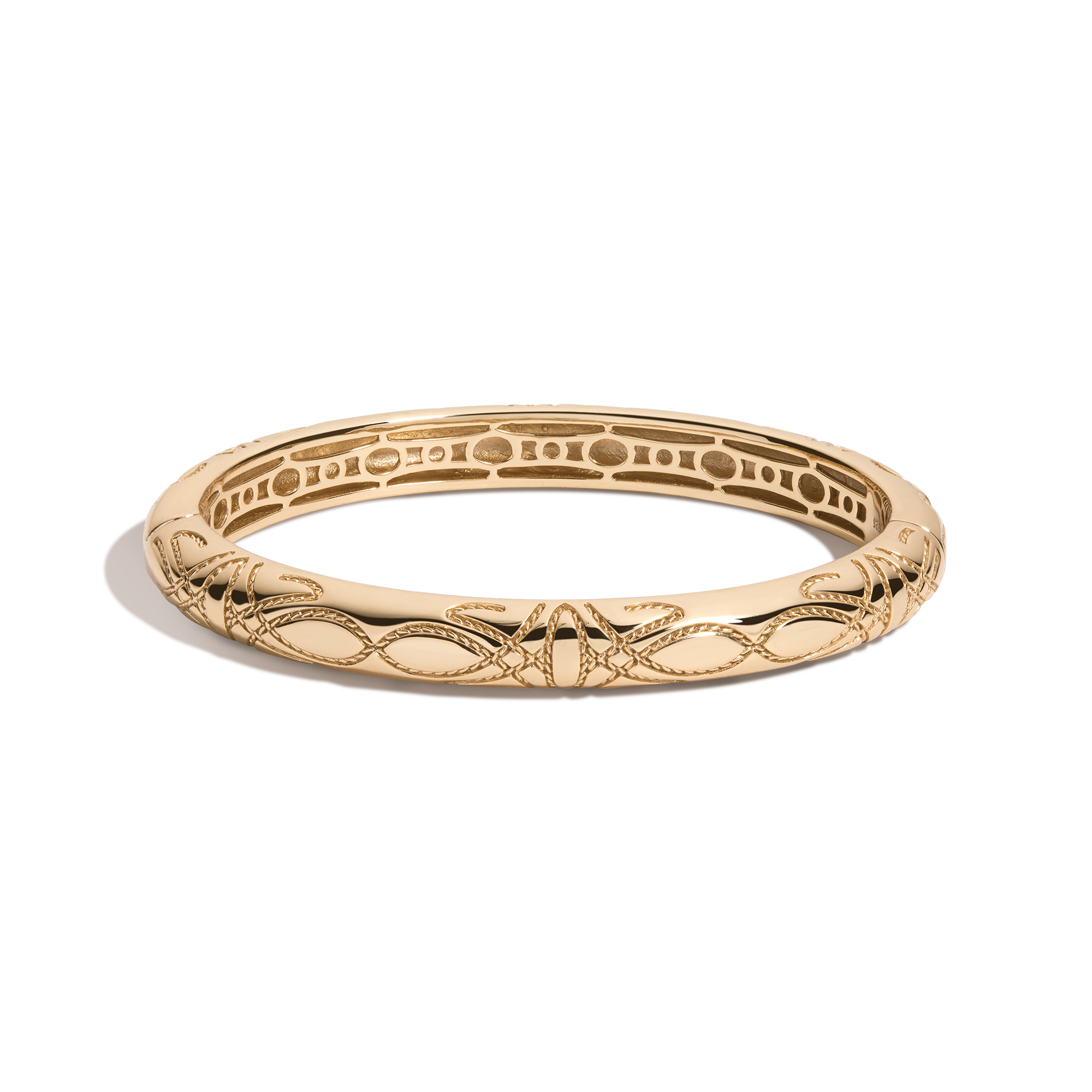 Auratenewyork Aurate x Frye: Western Stitch Hinged Bracelet