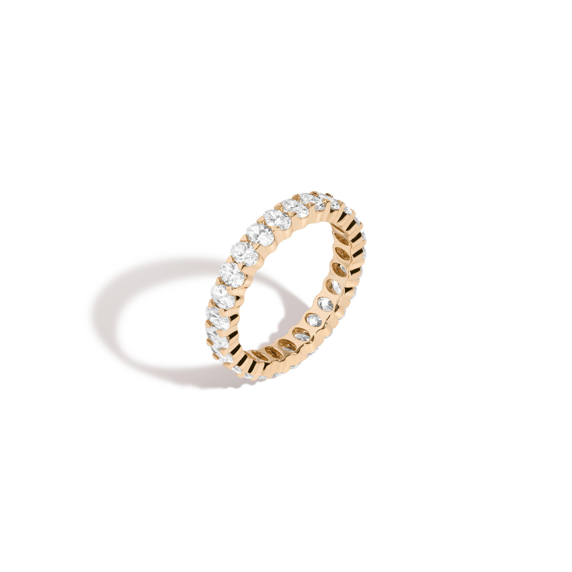 Auratenewyork Oval Lab Grown Diamond Eternity Ring