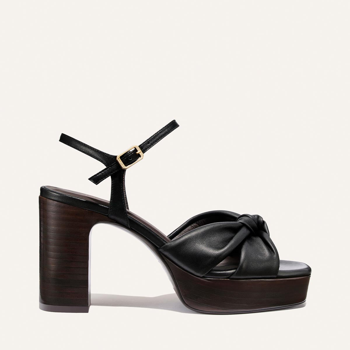 Margaux The Sabine Platform - Black Glove Nappa