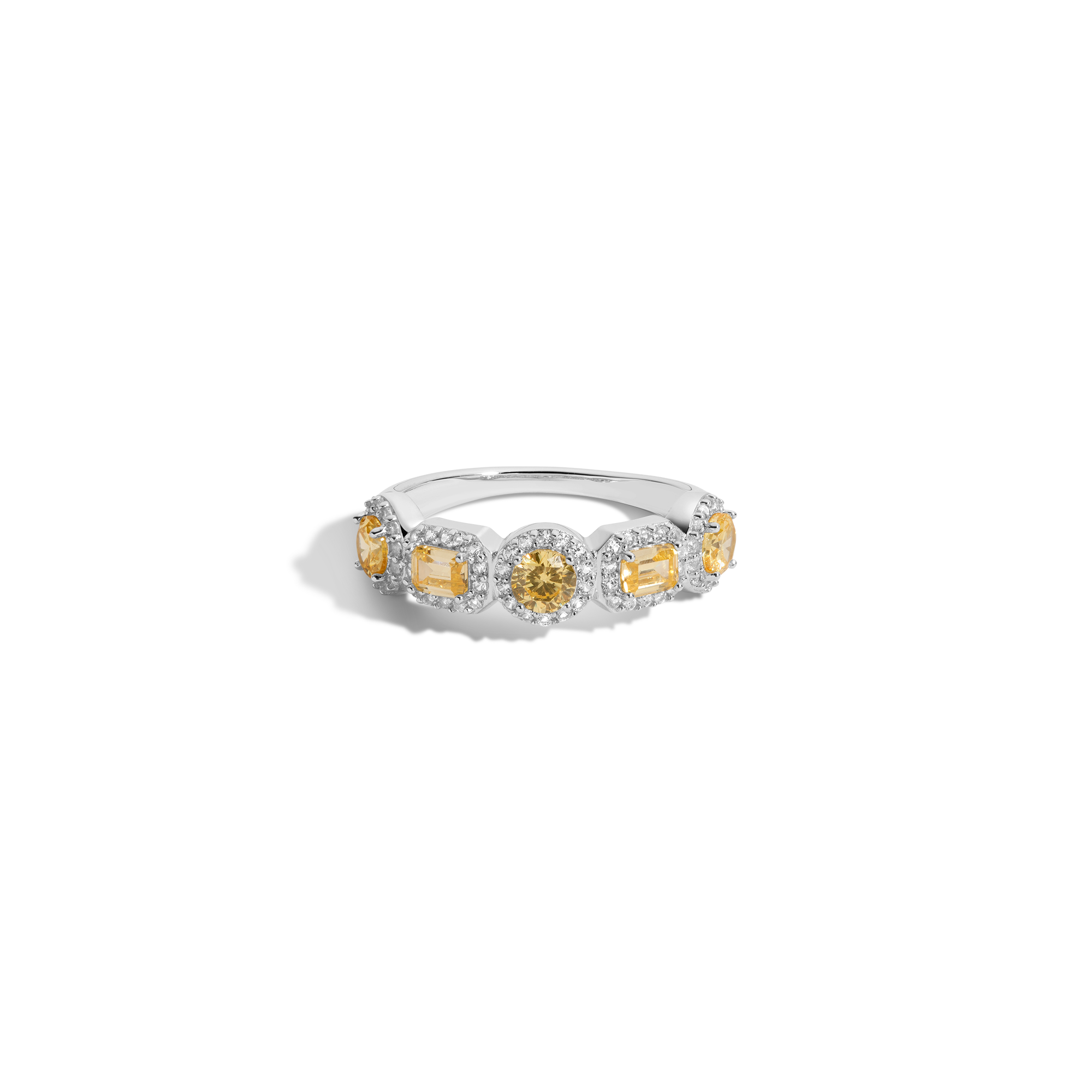 Auratenewyork Lab Grown Canary Edwardian Ring