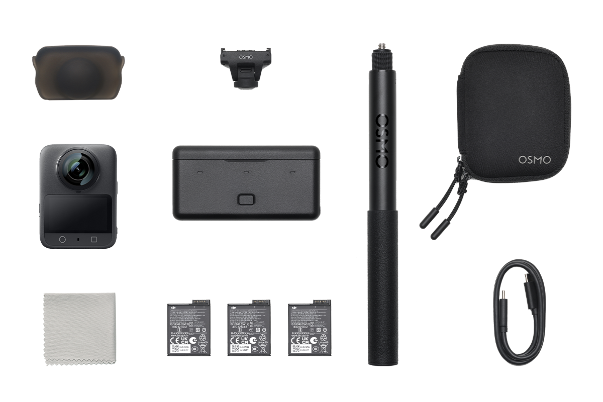 Drone Nerds DJI Osmo 360 Action Camera Adventure Combo (Open Box)