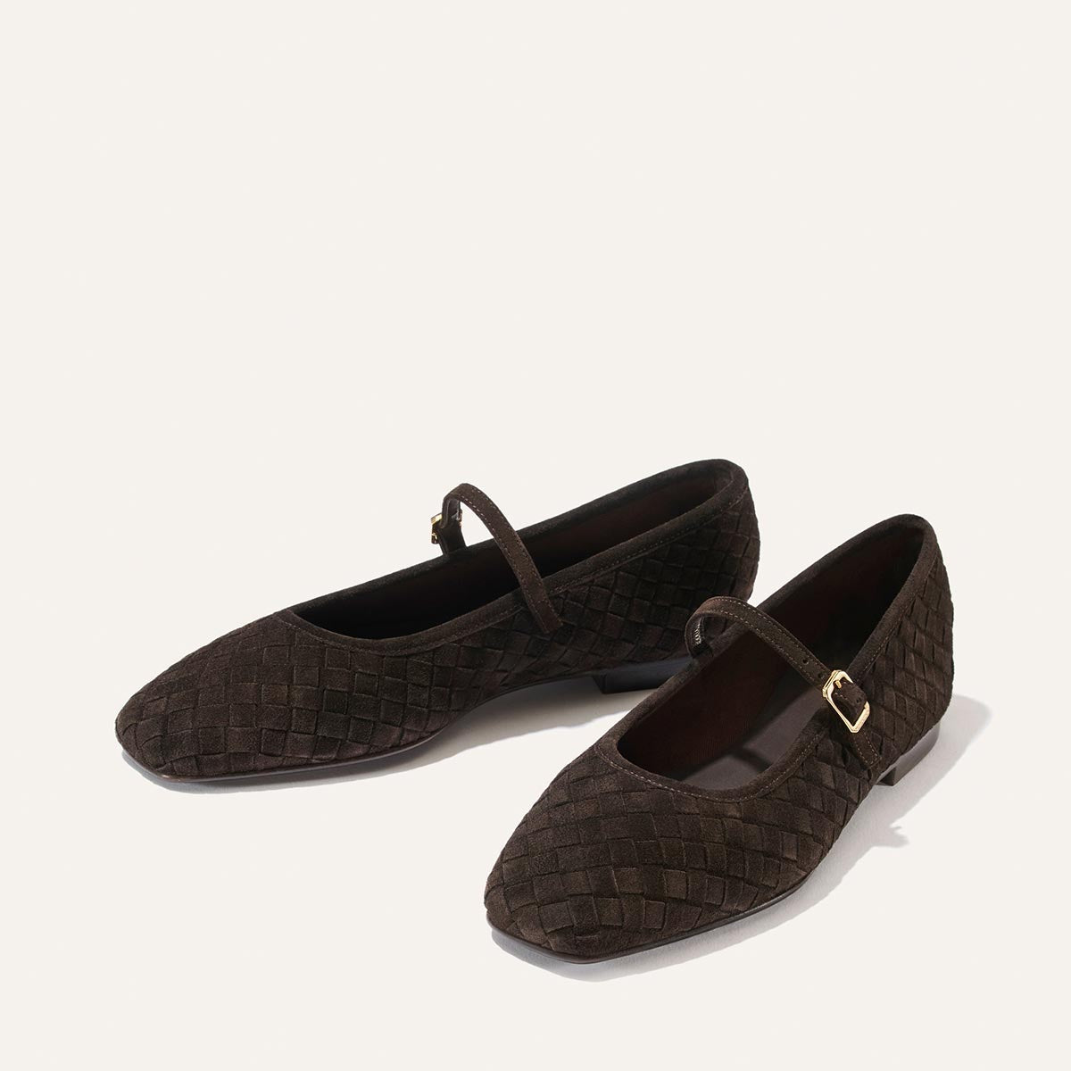 Margaux The Fonteyn Jane - Dark Chocolate Woven Pasado Suede