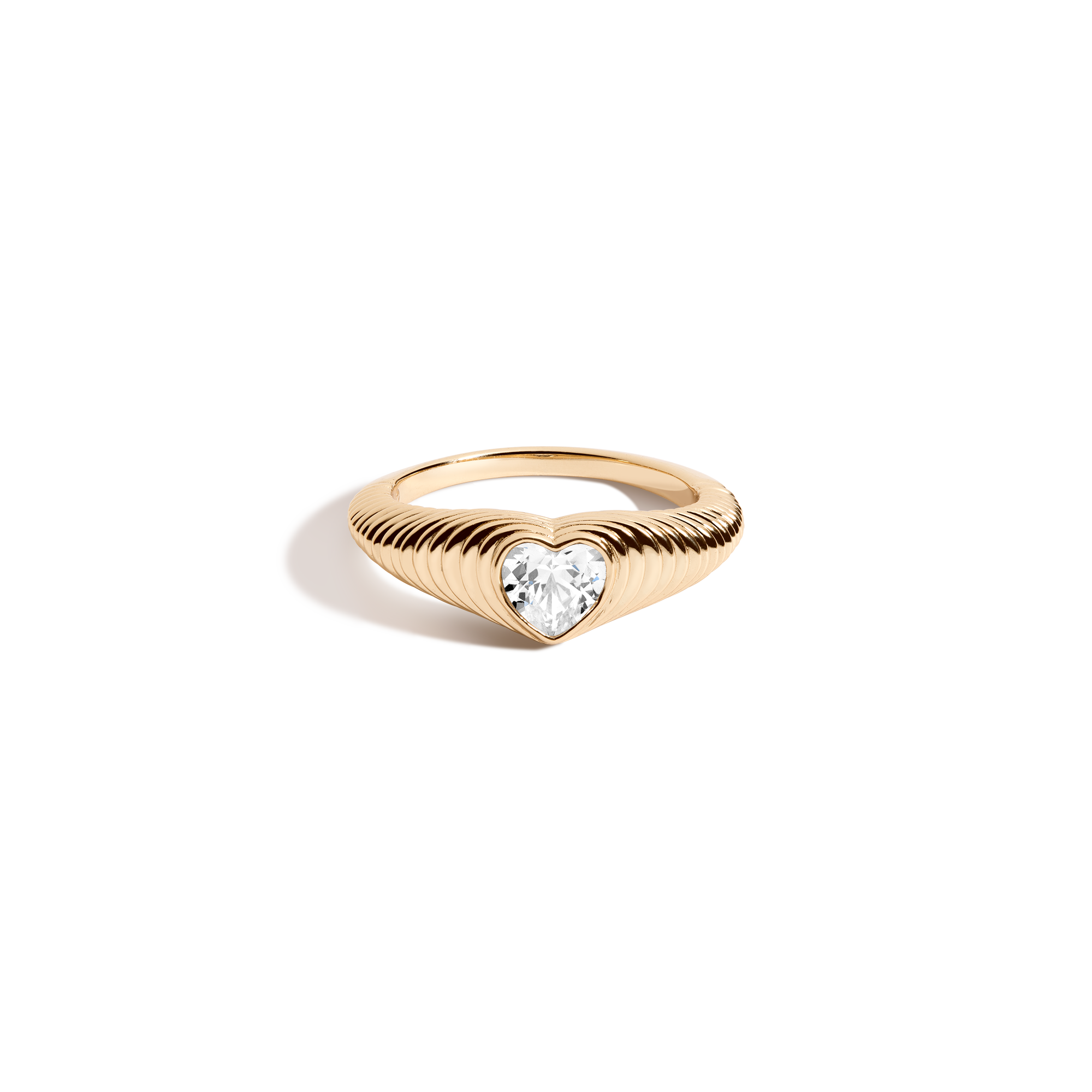Auratenewyork Radiant Heart Art Deco Ring