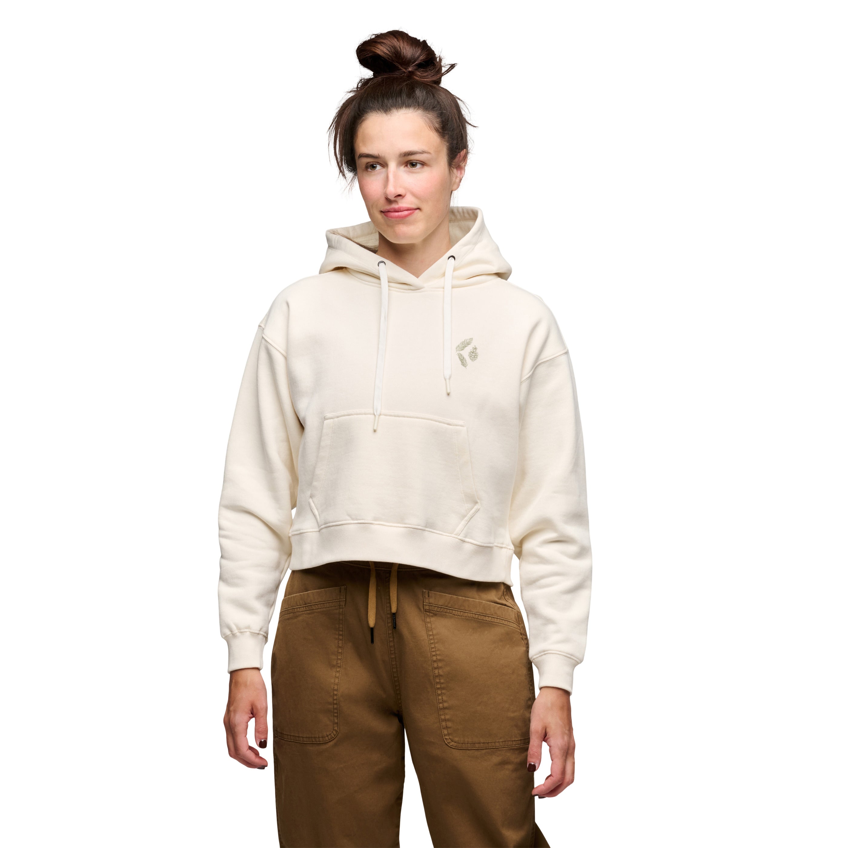 Black Diamond Women's Pine Diamond Pullover Cropped Hoody