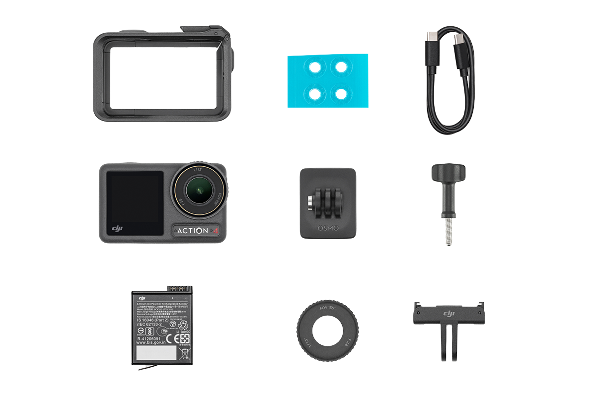 Drone Nerds DJI Osmo Action 4 Action Camera Standard Combo (Open Box)